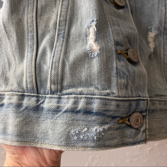 Levi’s Evil Eye Jacket Denim Vest Blue S - Picture 8 of 12